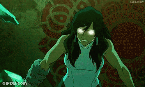 A Cartoon Character With Fire Coming Out Of Her Mouth GIF