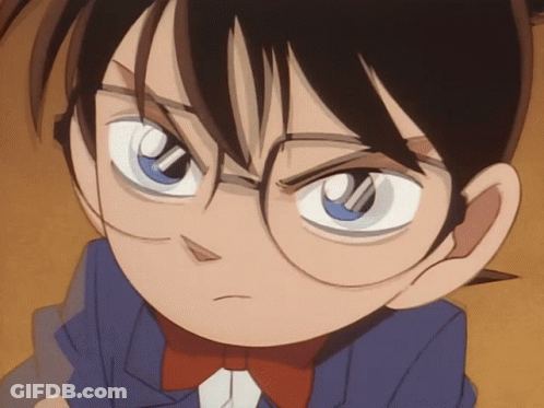 A Cartoon Character With Glasses And A Bow Tie GIF