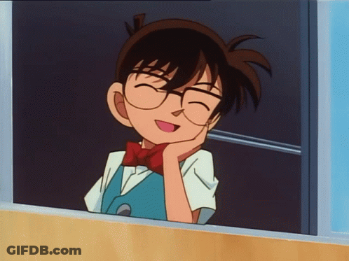 A Cartoon Character With Glasses And A Bow Tie Looks Out Of A Window GIF