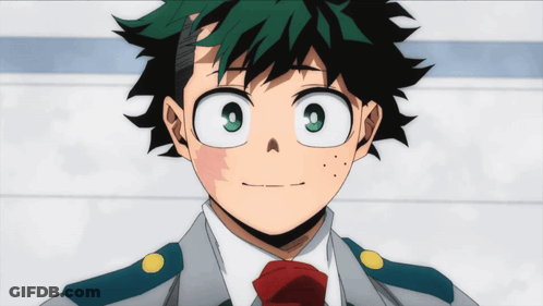 Cartoon Character With Green Hair And Red Tie GIF