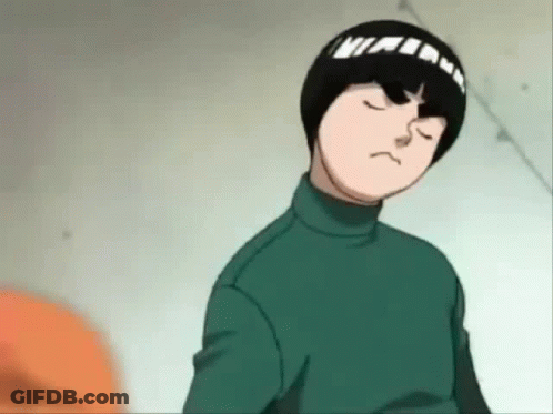 A Cartoon Character With His Eyes Closed Is Wearing A Green Turtleneck And A Black Beanie . GIF
