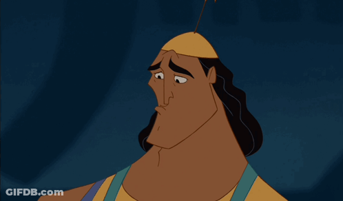 A Cartoon Character With Long Hair And A Yellow Hat Looks Sad GIF