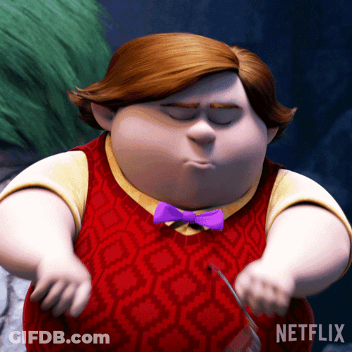A Cartoon Character With Netflix Written On The Bottom Right GIF