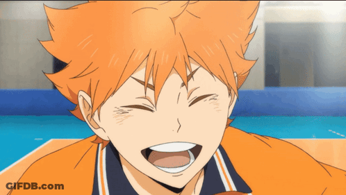 A Cartoon Character With Orange Hair Is Smiling GIF