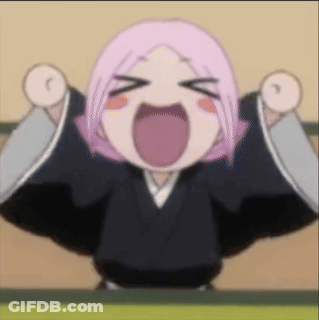 A Cartoon Character With Pink Hair Is Screaming With Her Mouth Open GIF