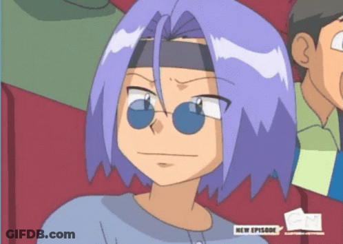 A Cartoon Character With Purple Hair And Sunglasses Has A Sign That Says " New Episode " GIF