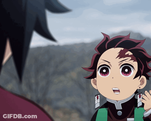 A Cartoon Character With Red Eyes And A Green Vest Holds A Pair Of Earrings With The Letter T On Them GIF