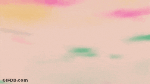 A Cartoon Character With Red Hair And A Tail Is Flying In The Air GIF