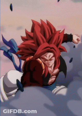 A Cartoon Character With Red Hair And A White Shirt GIF