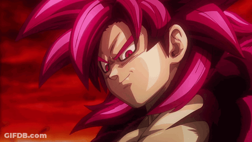 A Cartoon Character With Red Hair And Red Eyes GIF