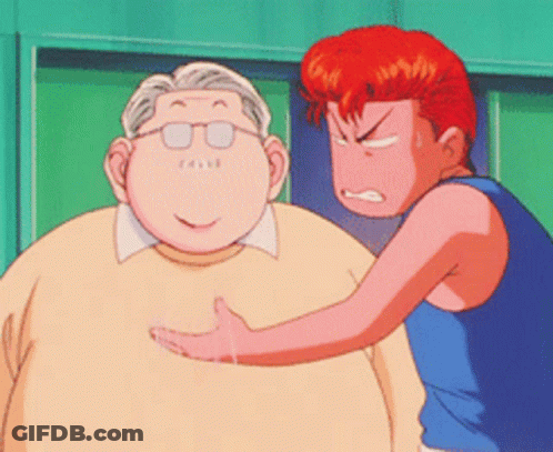 A Cartoon Character With Red Hair Is Standing Next To Another Character GIF
