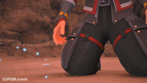 A Cartoon Character With The Letter E On Their Belt GIF