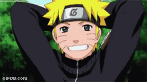 A Cartoon Character With The Letter G On His Head Is Smiling GIF