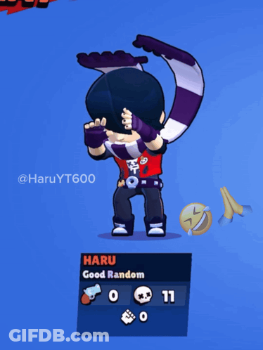 A Cartoon Character With The Name Haru Good Random GIF