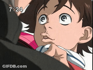 A Cartoon Character With The Time Of 7:24 On The Bottom Right GIF