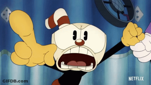 A Cartoon Character With The Word Netflix Below Him GIF