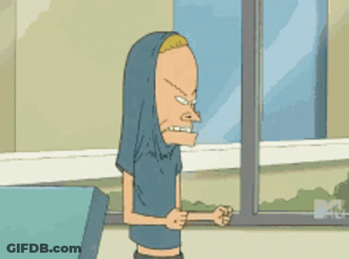 A Cartoon Character With The Words Are You Threatening Me At The Bottom GIF