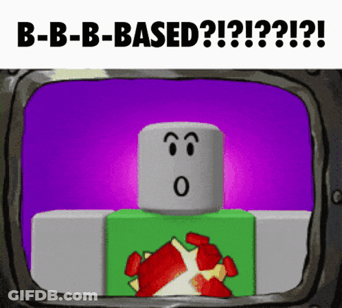 Cartoon Character With Words B-B-B-Based GIF