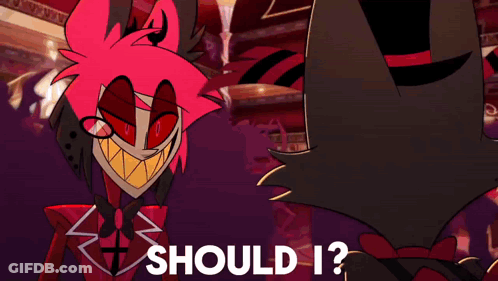 A Cartoon Character With The Words Do I Enjoy Being Difficult Behind Him GIF