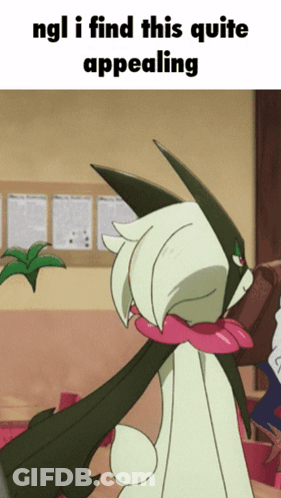Cartoon Character Saying Ngl I Find This Quite Appealing GIF