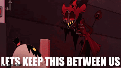 A Cartoon Character With The Words " Shall We " Below Him GIF