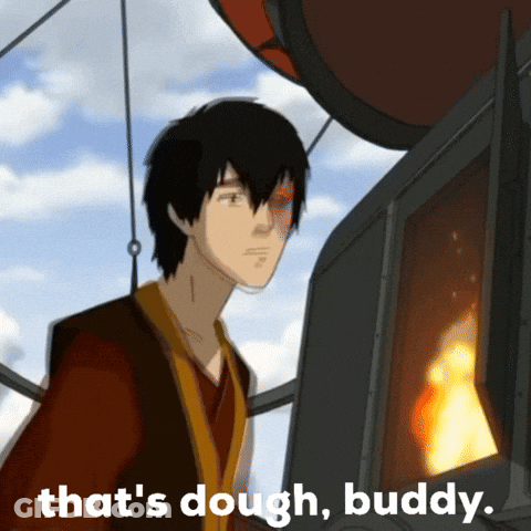 A Cartoon Character With The Words That 'S Dough Buddy GIF