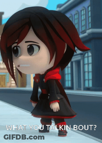 A Cartoon Character With The Words What You Talkin Bout On The Bottom Right GIF