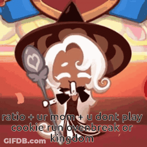 A Cartoon Character With White Hair And A Witch Hat Is Holding A Wand And A Feather . GIF