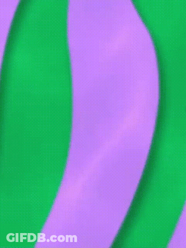 A Cartoon Character With Yellow Hair And Blue Eyes Is Floating In The Air GIF