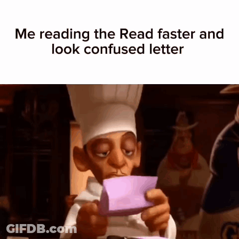 A Cartoon Chef Is Reading A Letter In A Restaurant . GIF