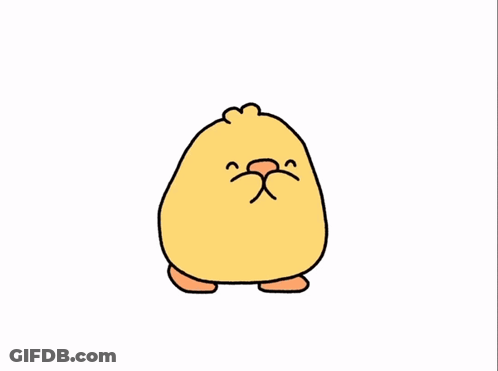 A Cartoon Chicken Is Blowing A Kiss With A Heart In The Background GIF