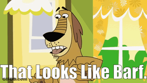 A Cartoon Dog Is Standing In Front Of A Window And Says That Looks Like Bart GIF