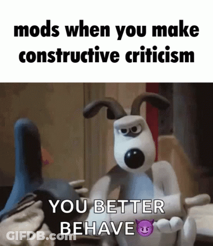 A Cartoon Dog Says " You Better Behave " While Holding Something GIF