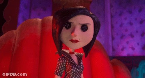 A Cartoon Doll With The Words Apologize At Once Written On The Bottom GIF