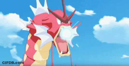 A Cartoon Dragon With A Crown On Its Head Is Blowing Water GIF