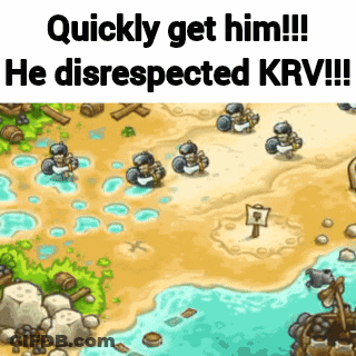 A Cartoon Drawing Of A Beach With A Sign That Says Quickly Get Him He Disrespected Krv GIF
