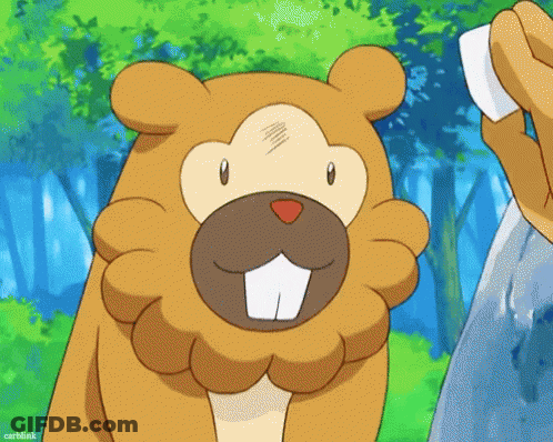 A Cartoon Drawing Of A Beaver With A Lion 'S Head GIF