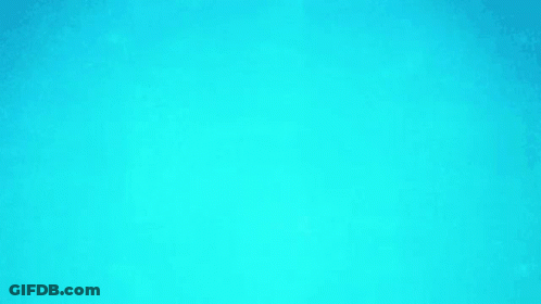 A Cartoon Drawing Of A Blue Robot With A White Mask On His Face GIF