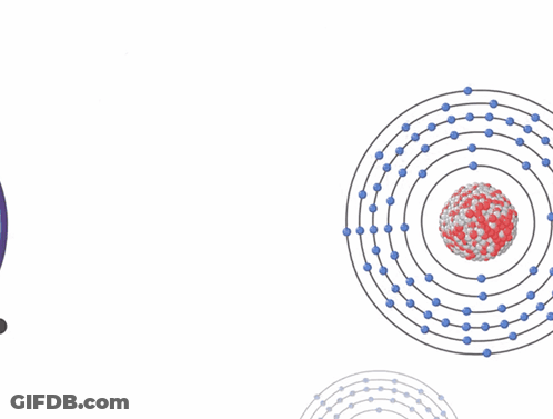 A Cartoon Drawing Of A Bomb With Arms And Legs Holding A Diagram Of An Atom GIF