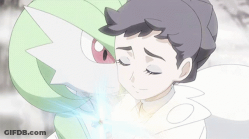 A Cartoon Drawing Of A Boy And A Pokemon With The Letters Tbs On The Bottom Right GIF