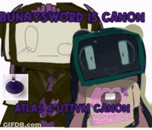 Cartoon Bunny Sword And Atlas X Uttvm Canon GIF