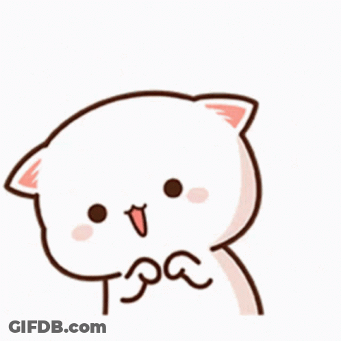 A Cartoon Drawing Of A Cat With A Smiley Face And A Bow Tie . GIF