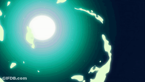 A Cartoon Drawing Of A Circle With A White Circle In The Middle GIF