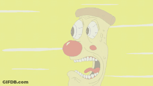 A Cartoon Drawing Of A Clown With A Big Red Nose GIF