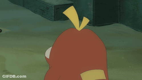 A Cartoon Drawing Of A Dinosaur With The Number 0 On Its Head GIF