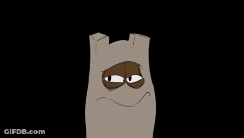 A Cartoon Drawing Of A Dog With A Mustache And The Word Oh Behind It GIF