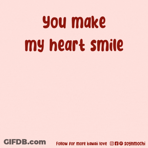 A Cartoon Drawing Of A Dog With The Words " You Make Me Happy " Above It GIF