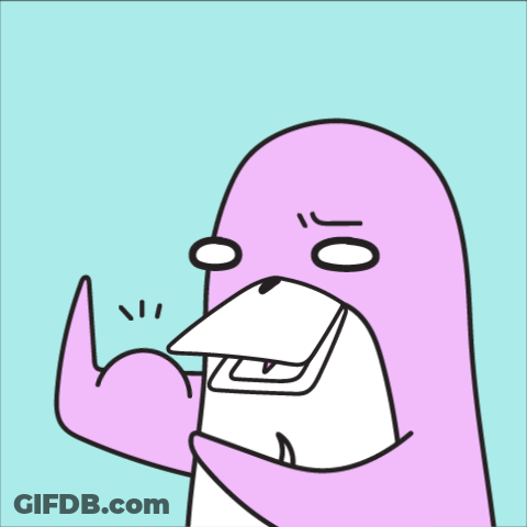 A Cartoon Drawing Of A Dolphin With A Huge Mouth GIF