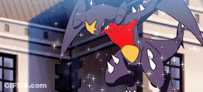 A Cartoon Drawing Of A Dragon With A Red Cape Flying In The Air GIF