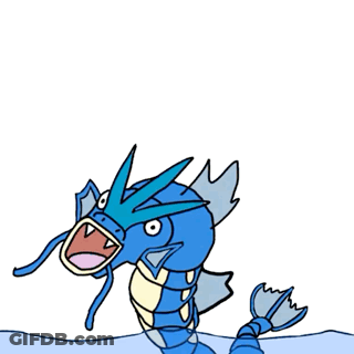 A Cartoon Drawing Of A Fish Jumping Out Of The Water GIF